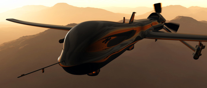 Predator Type Drone 3D artwork